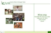 Kiva Presentation for Foothill College Microfinance Club