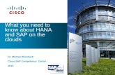 Cisco UCS, SAP and HANA on Cloud