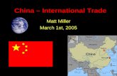 Miller China Trade