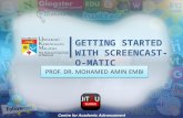 Getting started with screencastomatic