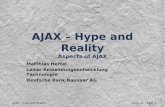 AJAX ? Hype and Reality