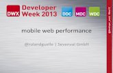 Mobile web performance dwx13