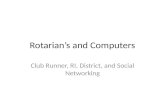 Rotarian’s and computers