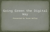 Going Green The Digital Way