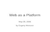 Web As A Platform