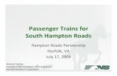 Passenger Trains For South Hampton Roads Norfolk Southern 7 17 09