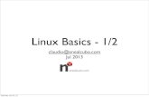 Linux basics 1/2