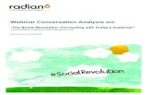 Social Revolution Twitter Conversation Analysis from @Radian6 & @Salesforce #Webinar run 8.8.11 by @HubSpot