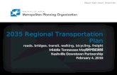 Nashville Area Regional Transportation Plan