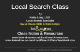 Local search class   45 min
