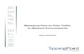 Managing Peer-to-Peer Traffic In Network Environments
