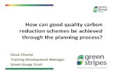 Achieving good quality carbon reduction schemes through planning - Steve Charter, Green Gauge Trust