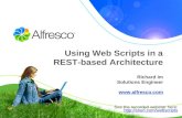 Webscripts in an Alfresco REST Architecture