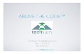 Above the code    tech stars cloud