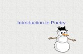 Introduction to-poetry