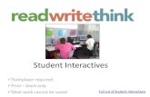 Read writethink student interactives