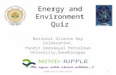 Energy and environment quiz 28th feb 2012