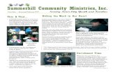 Summerhill Community Ministries Newsletter Jan Feb07