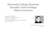 Advanced College Students Visualize Their Feelings About Grammar