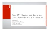 Social Media and Member Value