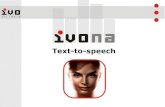 Learning foreign languages with text-to-speech IVONA