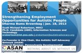 Strengthening Employment Opportunities for Autistic People