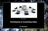 Developing an eLearning Class