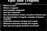 Aristotle's Poetics - Epic And Tragedy