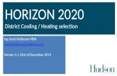 Warmte netten subsidie Horizon 2020 district heating grants