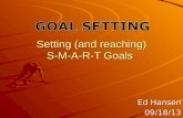 Smart goal training
