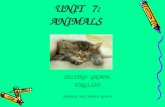 ANIMALS - UNIT  7