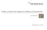 Twitter and the new regime of audience measurement