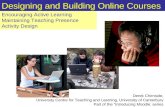Design and Creation of Online Courses