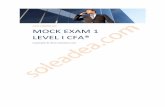 CFA LEVEL 1 mock-exam