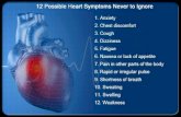 12 possible heart symptoms you shouldn't ignore