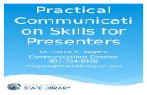 Practical communication skills for presenters