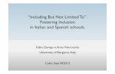 Inclusive Education: an analysis of Italy and Spain schools