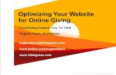 Optimizing Donation Pages