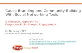Cause Branding and Community Building With Social Networking Tools
