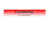 Creativity In Science