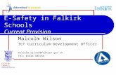 Current provision for e safety in falkirk schools february 2010