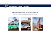 Southern Gold | ASX:SAU | RIS2014 Broken Hill Investor Presentation