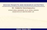 Design projects and research activities