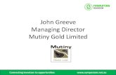 Symposium resources roadshow mutiny gold john greeve