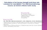 Calculation of air-kerma strength and dose rate constant for new BEBIG 60Co HDR brachytherapy source: an EGSnrc Monte Carlo study