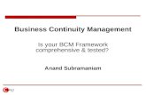 Assess Your Business Continuity Management Process