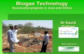 Biogas technology - A renewable source of energy
