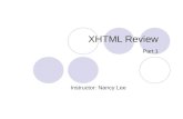 Xhtml Part1