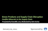 IHS Webcast - Green Products and Supply Chain Disruption