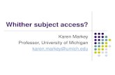 Whither subject access?